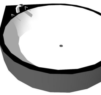 洗衣盆su模型下载_sketchup草图大师SKP模型
