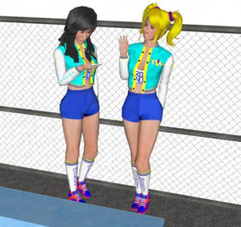 现代少女人物SU模型下载_sketchup草图大师SKP模型