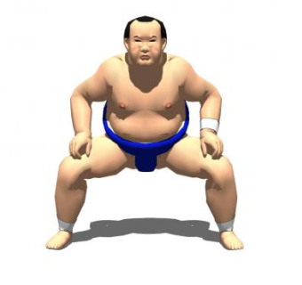 现代相扑手SU模型下载_sketchup草图大师SKP模型