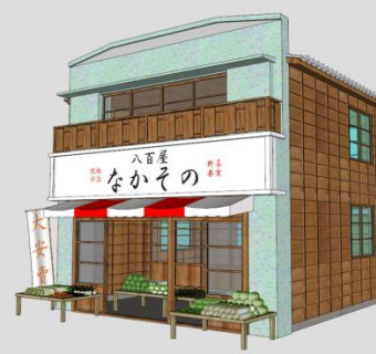 蔬菜店su模型下载_sketchup草图大师SKP模型
