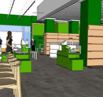 便利店便利商店su模型下载_sketchup草图大师SKP模型