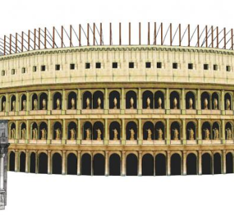 罗马斗兽场su模型下载_sketchup草图大师SKP模型