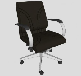 旋转座椅SU模型下载_sketchup草图大师SKP模型