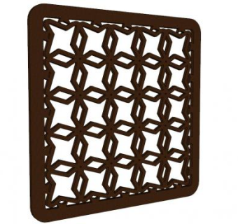 中式窗户雕花su模型下载_sketchup草图大师SKP模型