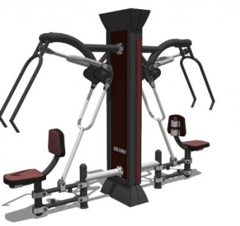 室内健身器su模型下载_sketchup草图大师SKP模型