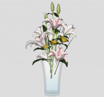 桌花su模型下载_sketchup草图大师SKP模型