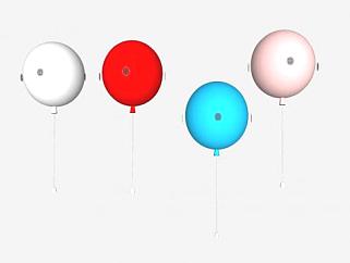 气球装饰灯具SU模型下载_sketchup草图大师SKP模型