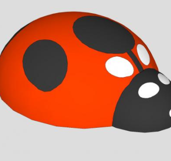 儿童七星瓢虫户外游乐设施SU模型下载_sketchup草图大师SKP模型