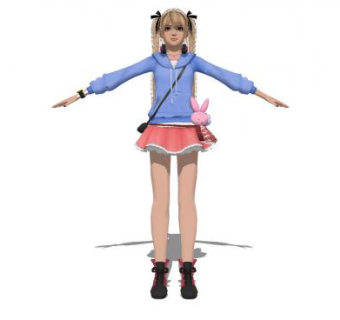 日式少女SU模型下载_sketchup草图大师SKP模型