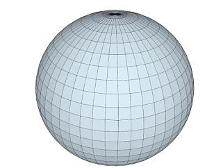 几何球体SU模型下载_sketchup草图大师SKP模型