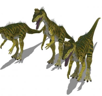 食蜥王龙SU模型下载_sketchup草图大师SKP模型