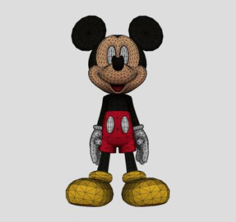 米老鼠SU模型下载_sketchup草图大师SKP模型