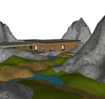 山地的su模型下载_sketchup草图大师SKP模型