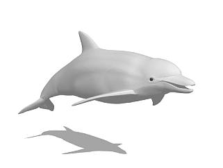 现代海豚SU模型下载_sketchup草图大师SKP模型