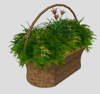 花盆植物sketchup模型下载_sketchup草图大师SKP模型