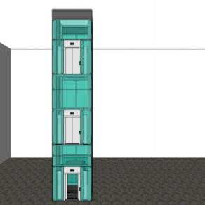 电梯的su模型下载_sketchup草图大师SKP模型