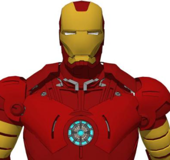 钢铁侠心脏SU模型下载_sketchup草图大师SKP模型