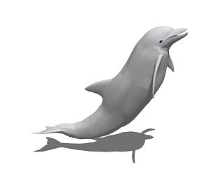 <em>鲸</em>类海豚SU模型下载_sketchup草图大师SKP模型