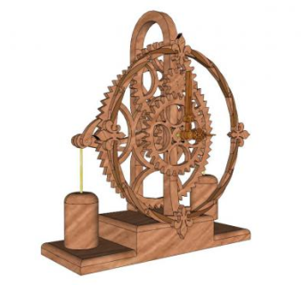 齿轮雕塑su模型下载_sketchup草图大师SKP模型