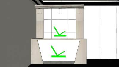 前台柜SU模型下载_sketchup草图大师SKP模型
