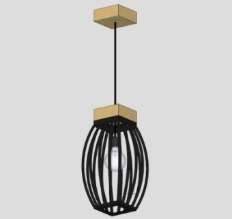 铁艺吊灯装饰SU模型下载_sketchup草图大师SKP模型