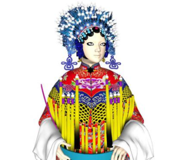 京剧面具su模型下载_sketchup草图大师SKP模型