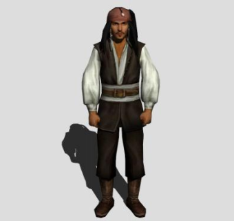 海盗SU模型下载_sketchup草图大师SKP模型