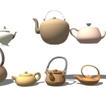 旧时期水壶su模型下载_sketchup草图大师SKP模型