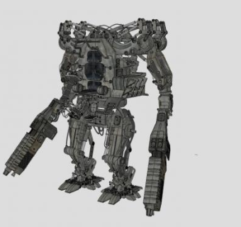 现代变形金刚人物SU模型下载_sketchup草图大师SKP模型