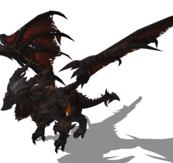 现代西方恶龙SU模型下载_sketchup草图大师SKP模型