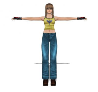 现代游戏角色SU模型下载_sketchup草图大师SKP模型