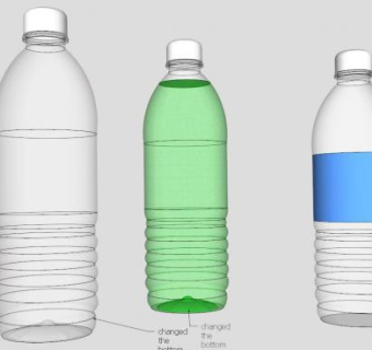 饮料瓶su模型下载_sketchup草图大师SKP模型