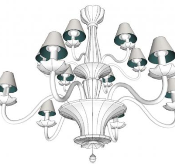 欧式灯具su模型下载_sketchup草图大师SKP模型