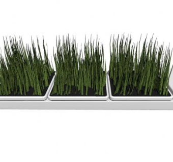 室内盆栽种植SU模型下载_sketchup草图大师SKP模型