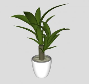 叶盆SU模型下载_sketchup草图大师SKP模型