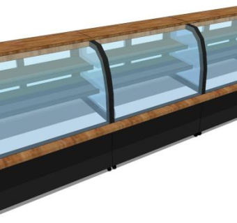 透明展示柜su模型下载_sketchup草图大师SKP模型