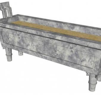 长方形香炉su模型下载_sketchup草图大师SKP模型