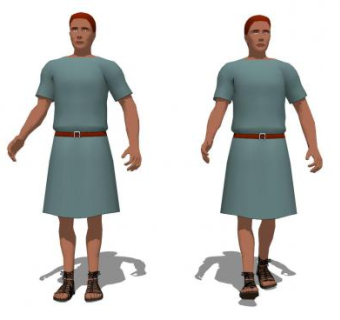 古罗马服装男人SU模型下载_sketchup草图大师SKP模型