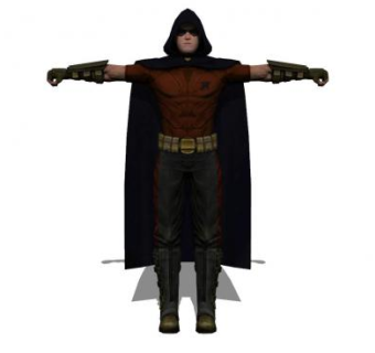 男特工人物SU模型下载_sketchup草图大师SKP模型