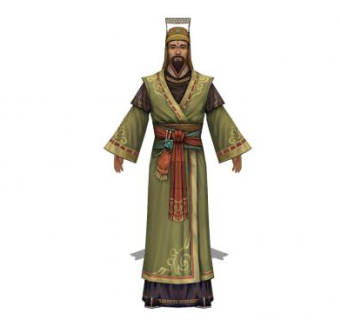 古代古装男子SU模型下载_sketchup草图大师SKP模型