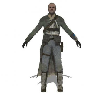 游戏角色人物SU模型下载_sketchup草图大师SKP模型