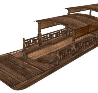 船的房子su模型下载_sketchup草图大师SKP模型