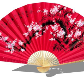 扇子的su模型下载_sketchup草图大师SKP模型