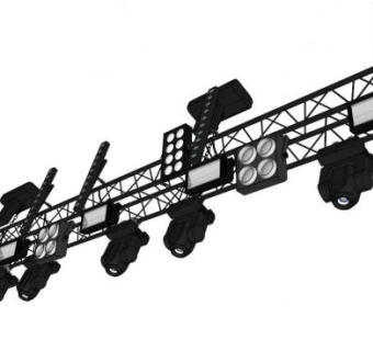 舞台射灯su模型下载_sketchup草图大师SKP模型