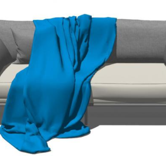 工业风办公空间沙发su模型下载_sketchup草图大师SKP模型