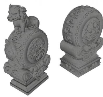 小石鼓su模型下载_sketchup草图大师SKP模型