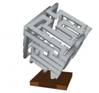 工业雕塑su模型下载_sketchup草图大师SKP模型