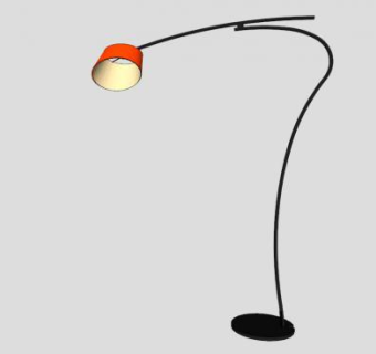 长臂灯su模型下载_sketchup草图大师SKP模型