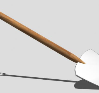 铁锹su模型下载_sketchup草图大师SKP模型