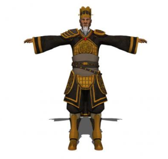 古代谋士SU模型下载_sketchup草图大师SKP模型